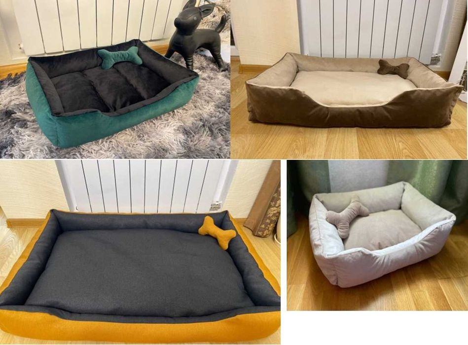 Лежанка для собаки Мягкий лежак антицарап с бортами от производителя