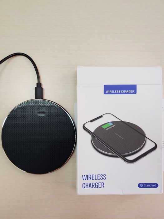 Беспроводное зарядное устройство QI 10 Bт (fast charger)