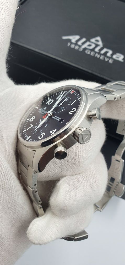 Alpina Startimer Pilot Automatic Chronograph - VALJOUX - AL-725B4S6B