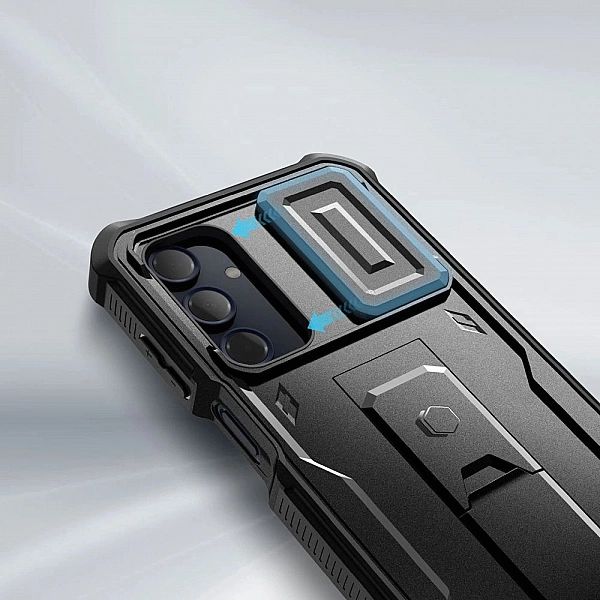 Etui Tech-Protect Kevlar Cam+ na Samsung Galaxy A16/4G / 5G - czarne