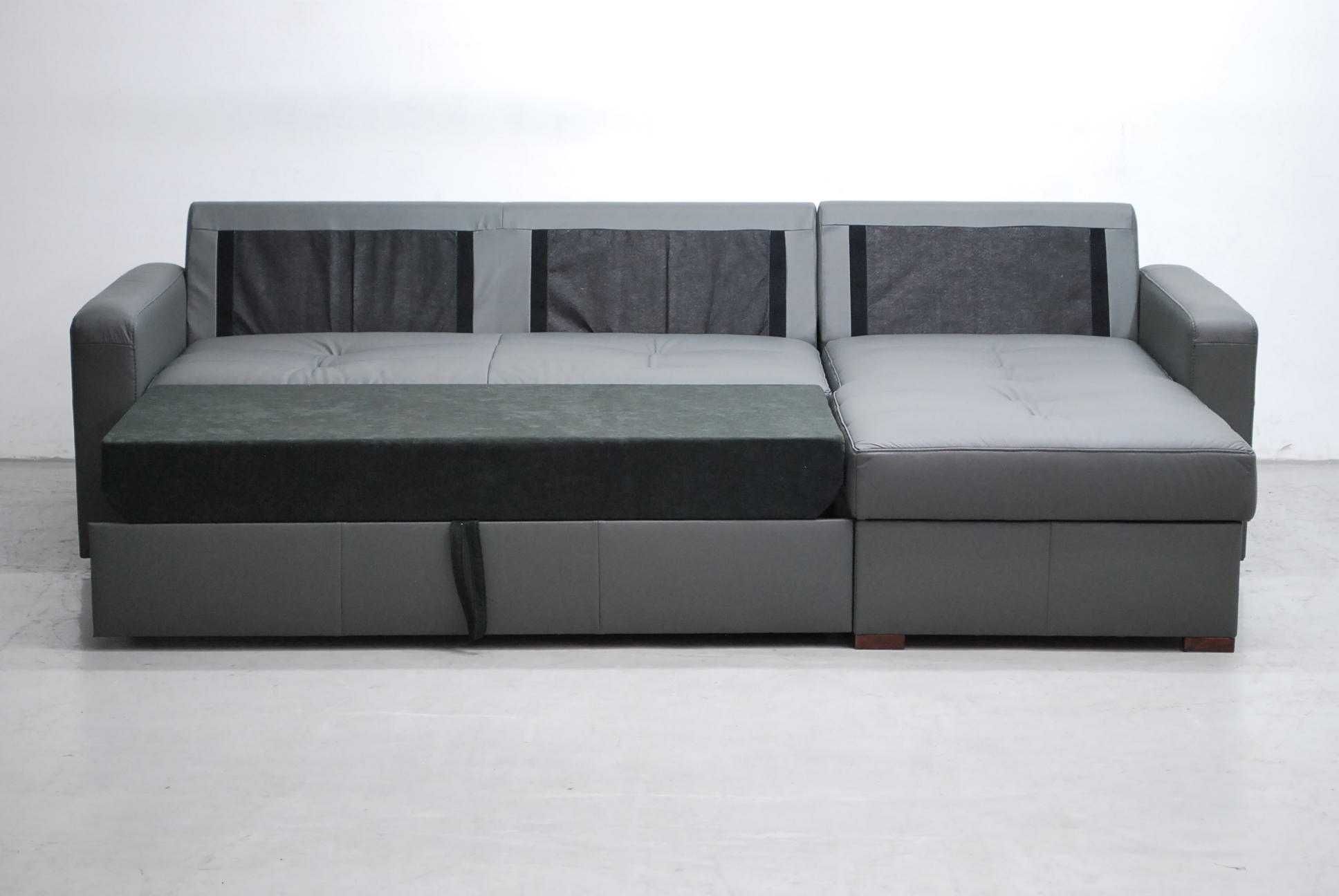 FAB 6492 skóra naturalna narożnik SPANIE POJEMNIK SOFA rogówka kanapa