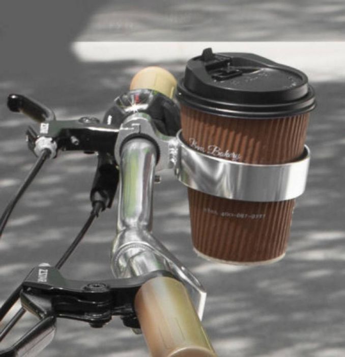 Uniwersalny uchwyt na kubek do rowerów na kierownicę aluminium ROXAR
