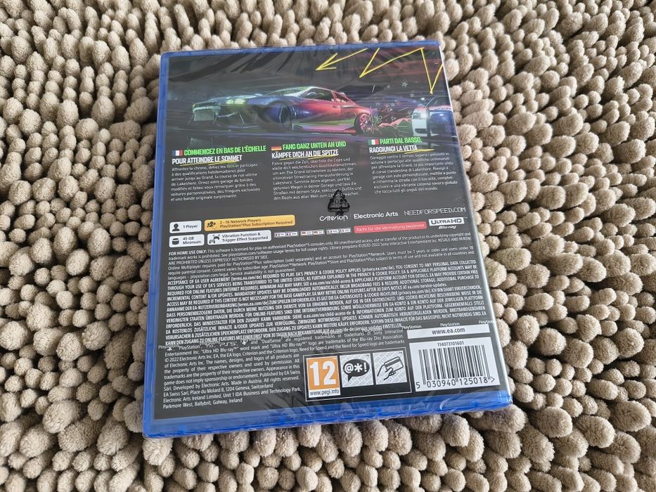 (Gra PlayStation 5) NFS Unbound | PS5 | NOWA W FOLII
