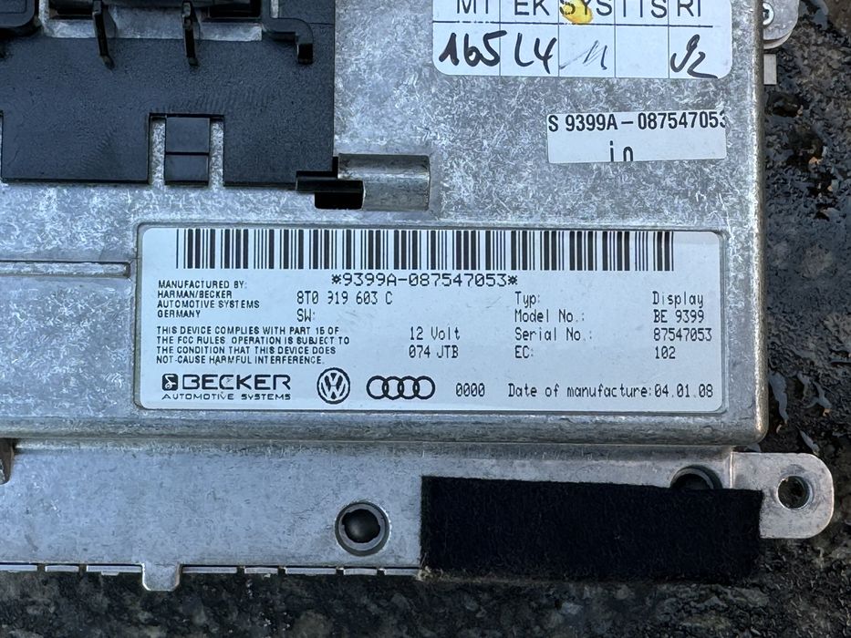 Екран ММІ Audi a6 c6 дисплей мультимедіа ауді 8T0919603C audi a6 c6