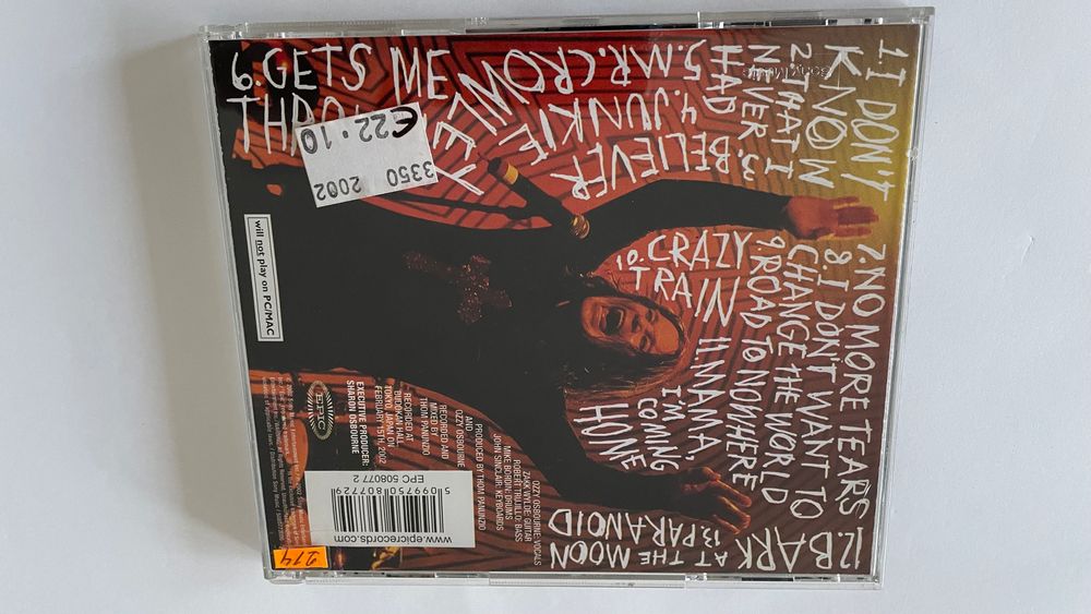 Ozzy Osbourne – Live At Budokan - cd