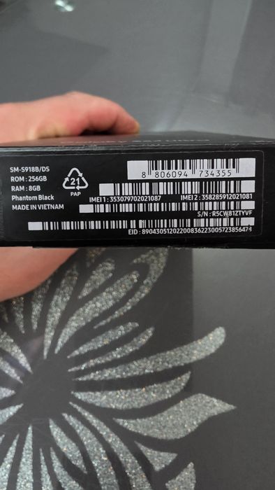 Samsung S23 Ultra 256GB Black Jak Nowy 11 Miesięcy Ubezpieczenia