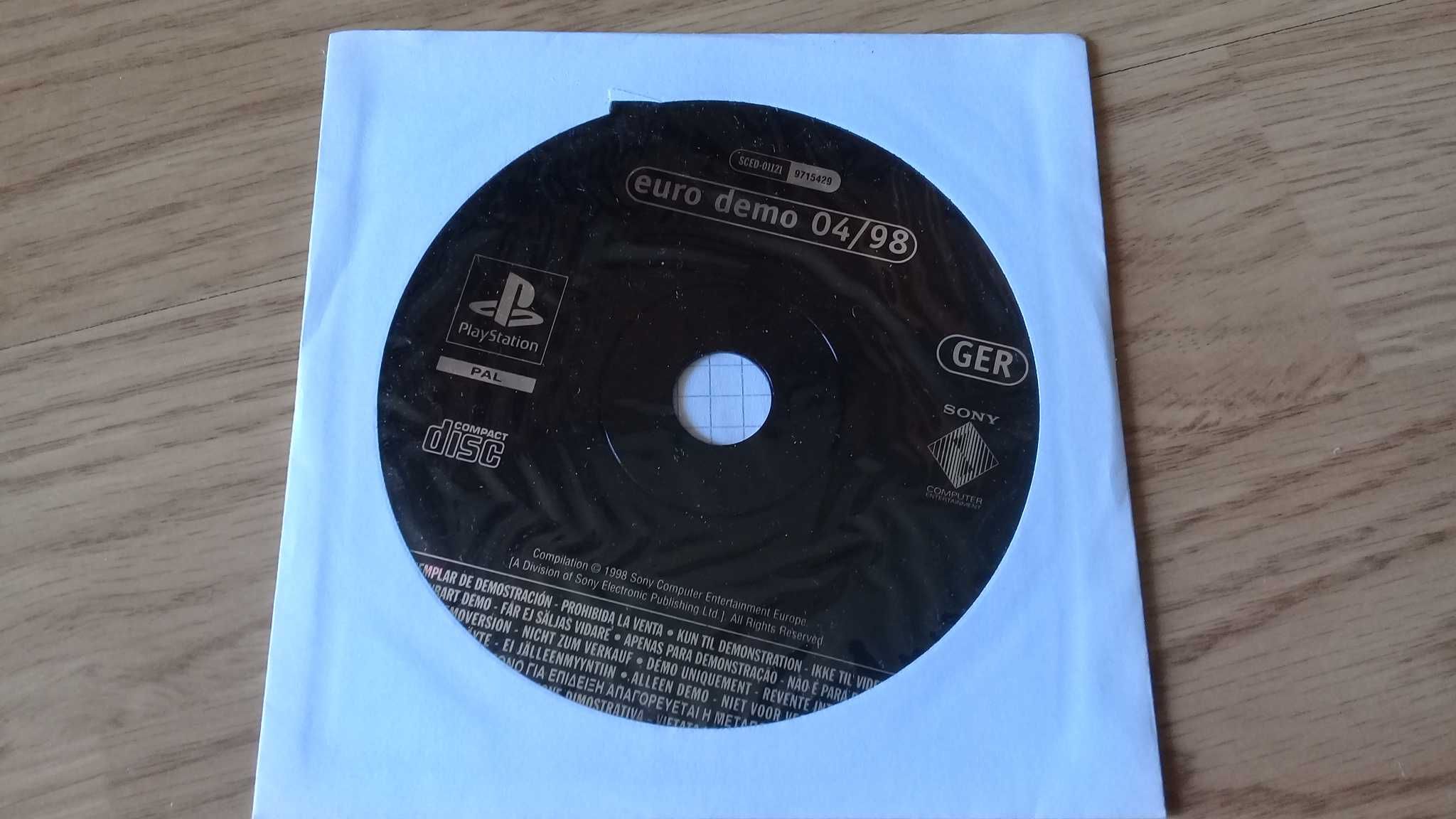 Płyta 04/98 GER na PlayStation 1 z Das offizielle PlayStation Magazin