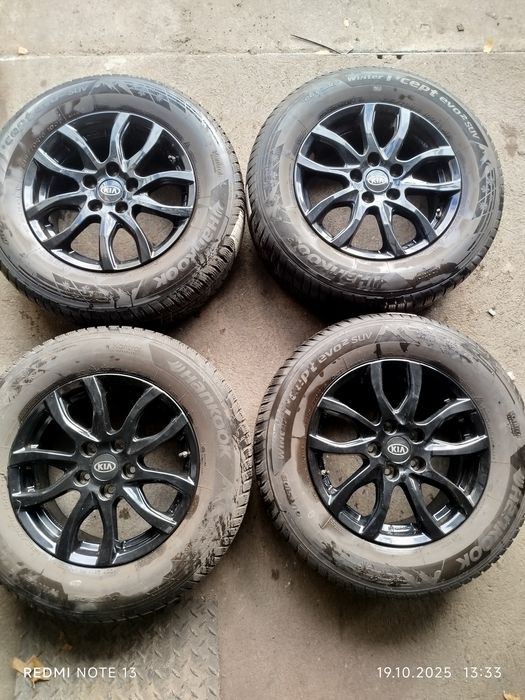Koła Alu Kia Cee'd Venga 6,5Jx16(5x114,3,ET42)+Opony Hankook 215/70/16