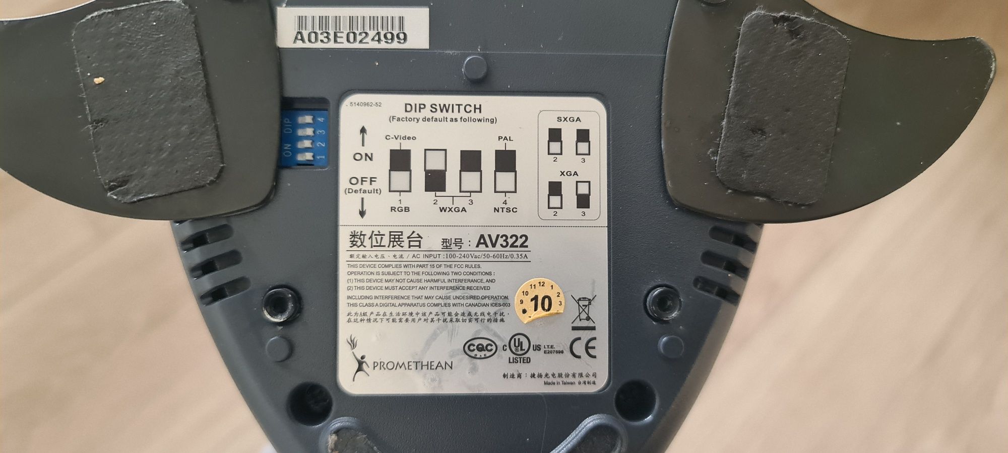 Kamera Promethean ActiView AV322 Visual dokumentów prezentacyjna elekt