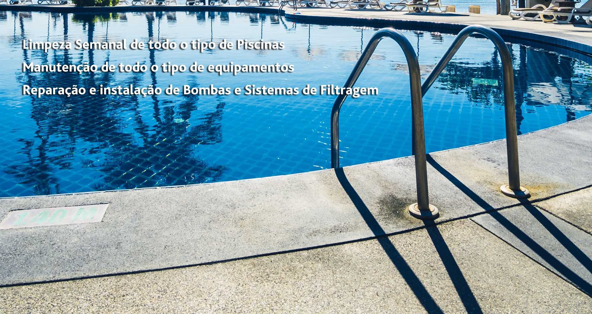 Limpeza e manutenção de piscinas