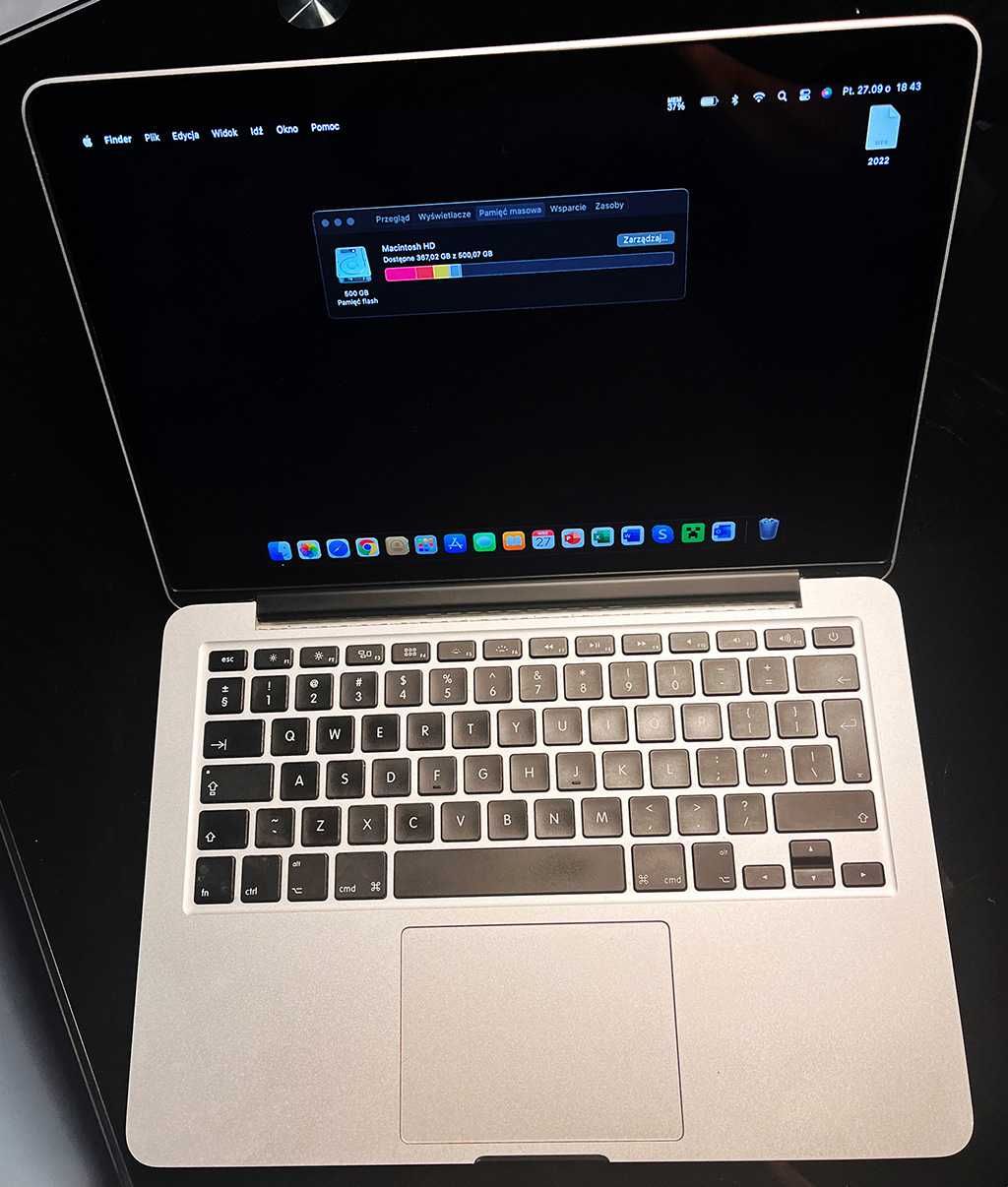 MacBook Pro 13,3 " Intel Core i5 8 GB / 512 GB srebrny