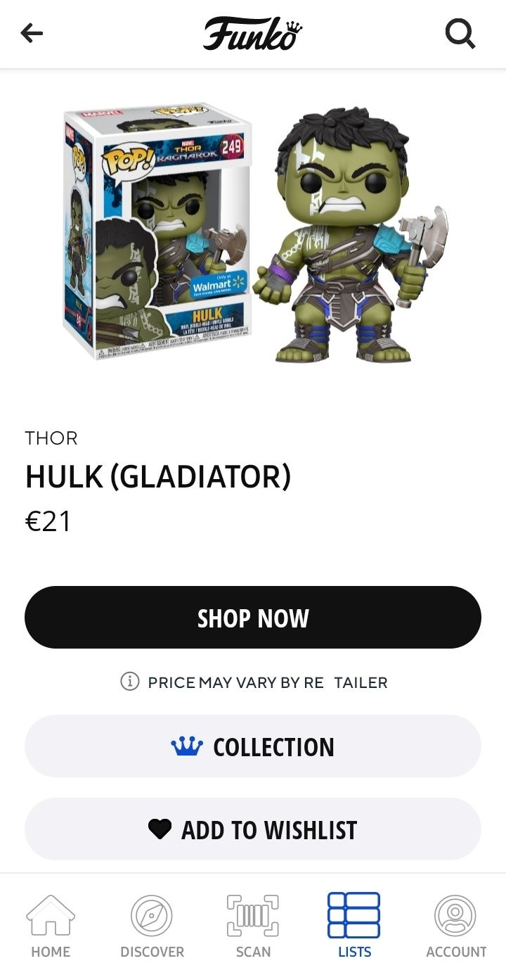 Hulk (Special Edition) - Funko pop Thor Ragnarok