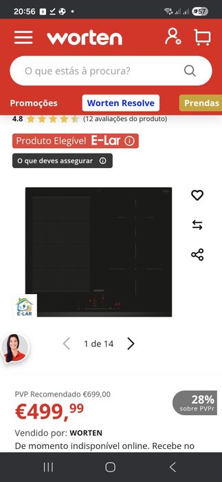 Placa Indução Siemens EX63RHEC1E - Nova (ainda em caixa)