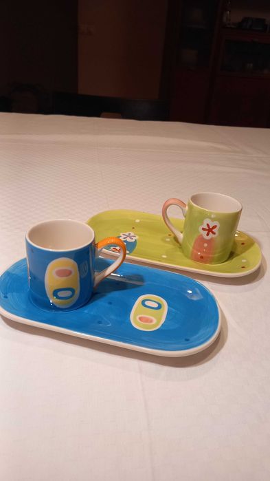 Conjunto 4 chavenas de café - Loja do Gato Preto