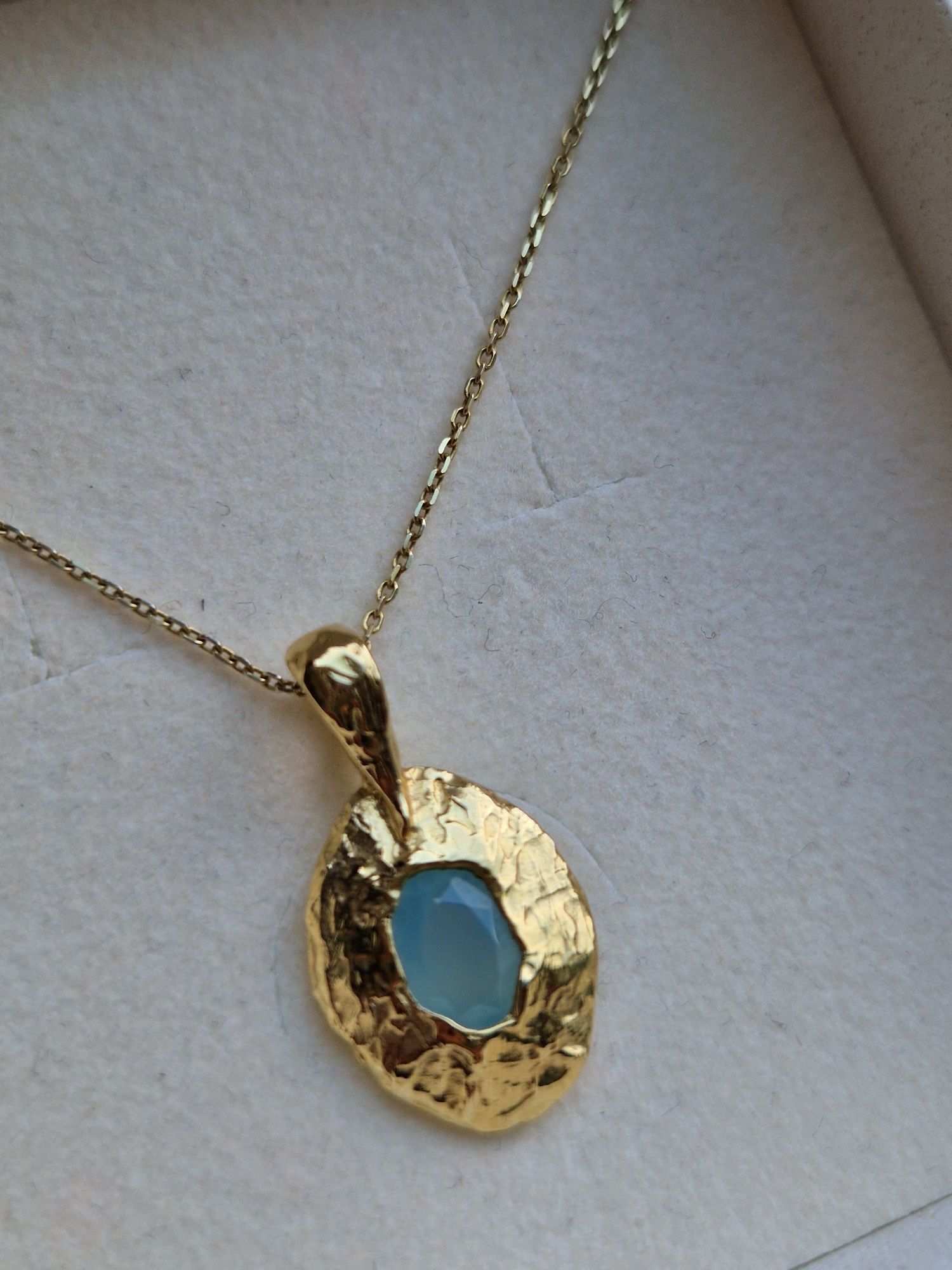 Nowy naszyjnik PD Jewellery Paola jewelry Jolly Blue srebro pozłacane