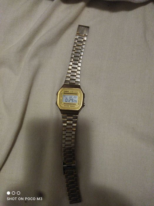 Casio stainlees steel black