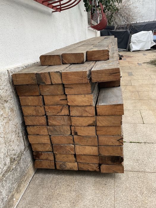 Vigas madeira pitch pine