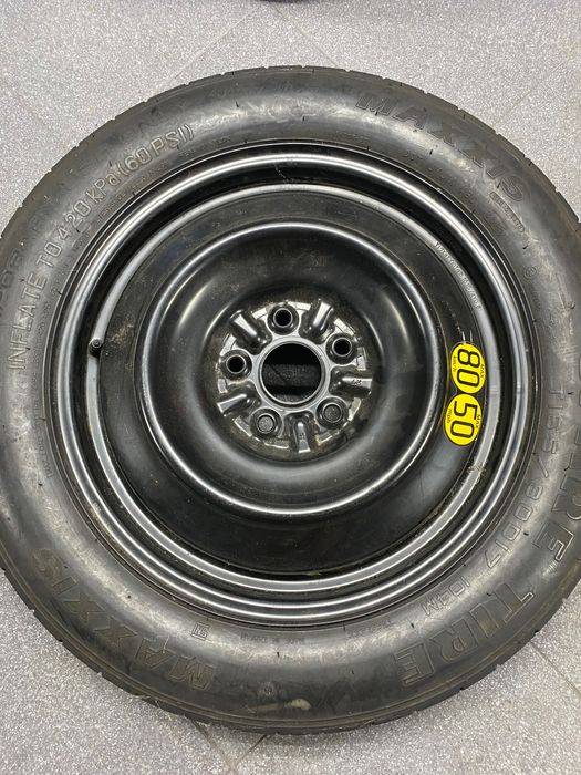 Koło dojazdowe Maxxis T125/80D17 100M – stan idealny  RAV4
