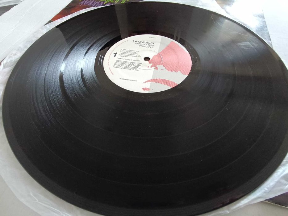 Disco de vinil de trash metal - Laaz Rockit