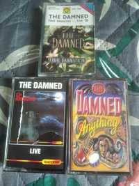 Zestaw trzech kaset MC audio Brytyjskiej grupy punkrockowej The Damned