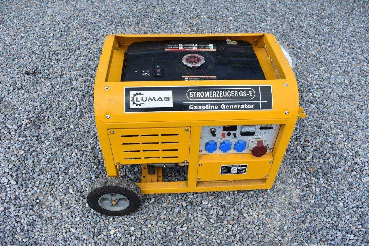 Генератор бензиновий 8 кВт  Lumag G8E 3 фази з Австрії