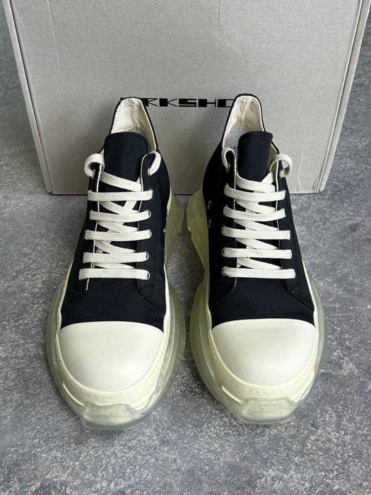 Rick Owens DRKSHDW Abstract Ramones jumbo lace geobasket кеди кросівки