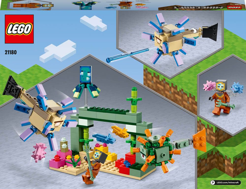 LEGO® Minecraft 21180 Walka ze strażnikami