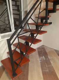 Сучасні сходи, дизайн проект, сходи металеві, лофт, лестница в дом