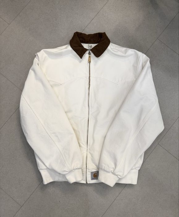 Carhartt WIP Santa Fe Jacket Wax White