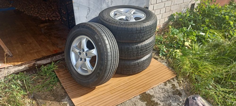 Колёса в сборе на hyundai santa fe