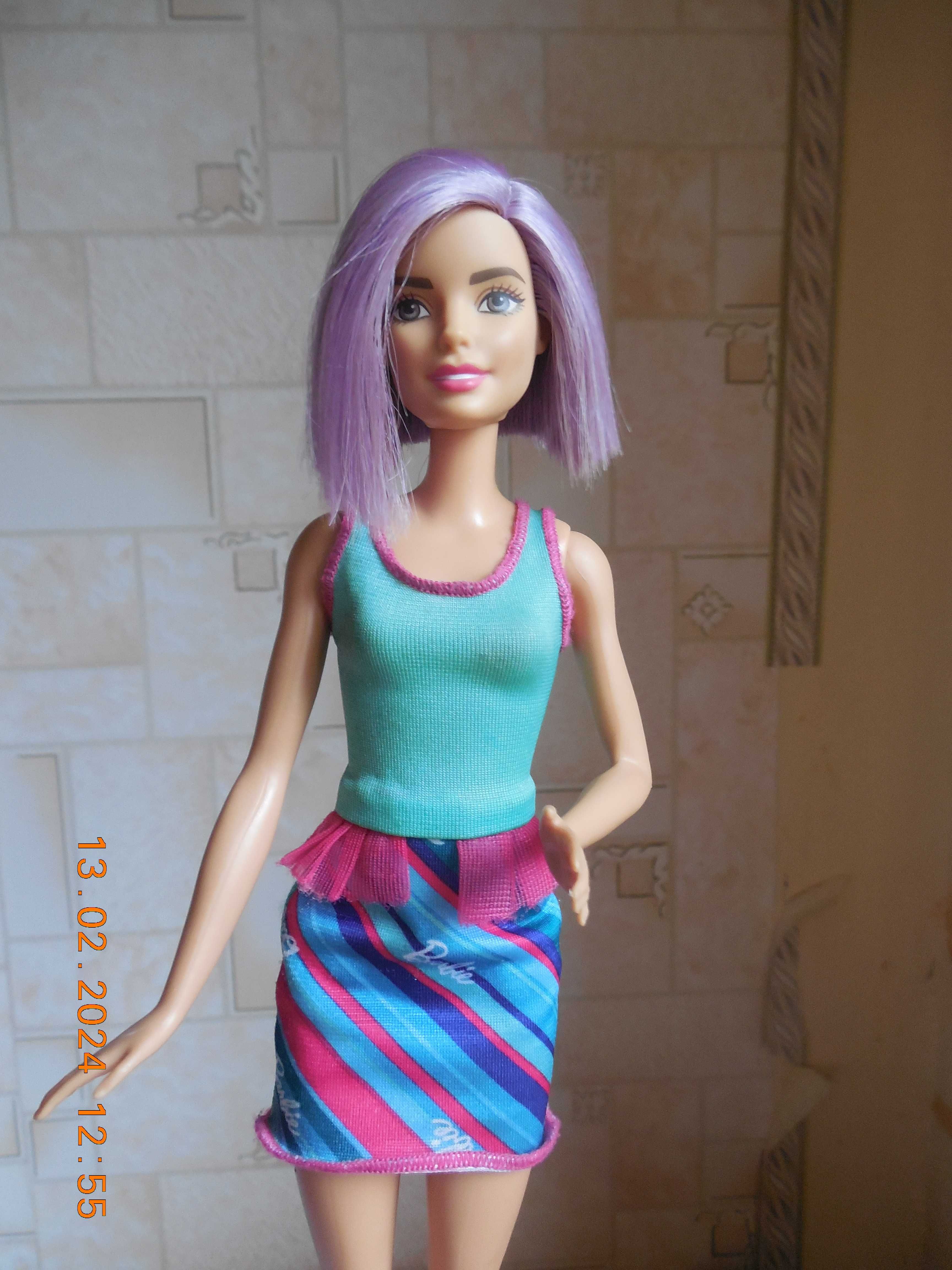 Barbie сиреневые волосы