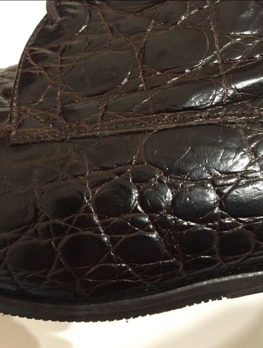 Bally-новые туфли из крокодила