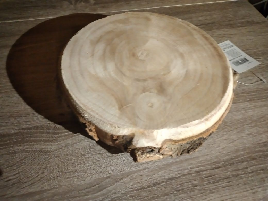 Drewniana dekoracja podstawa  Misa czy Patera  Boho Nowa!