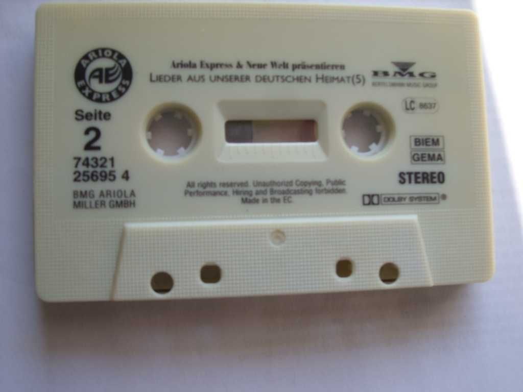 Kaseta audio; 10 JAHRE-- Grand music, 1995 rok.