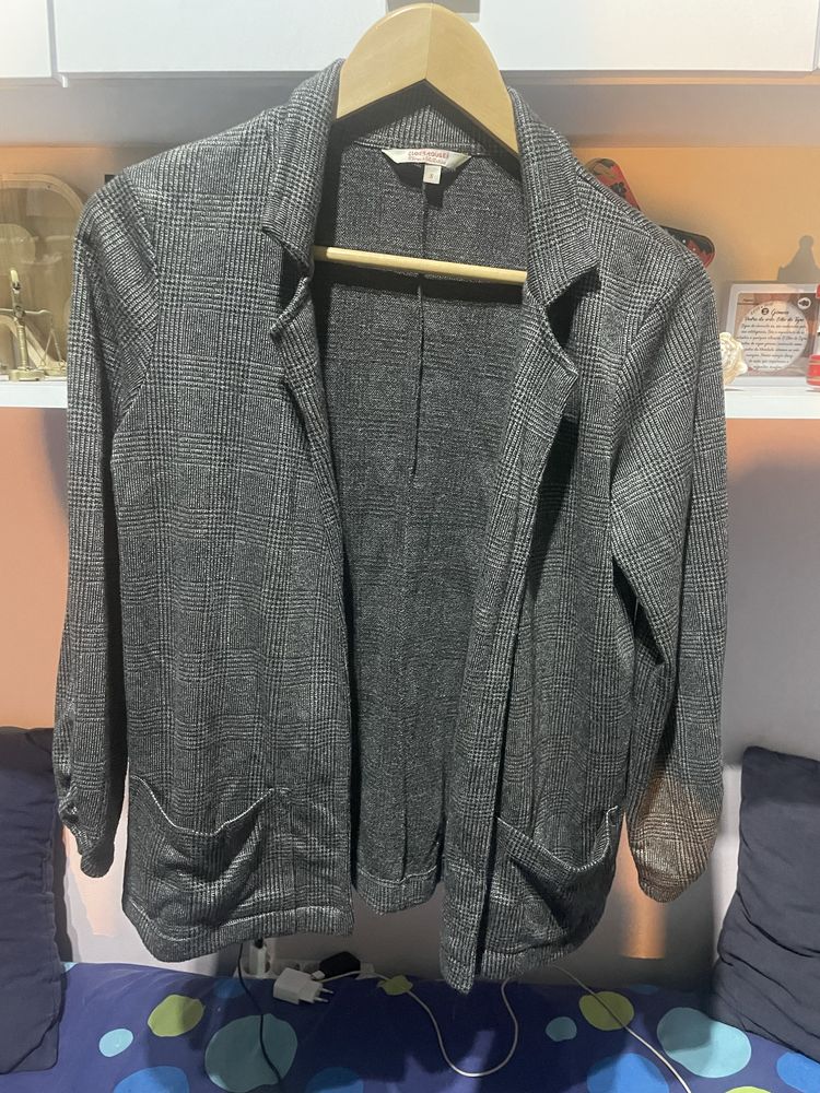 Casaco blazer cinza