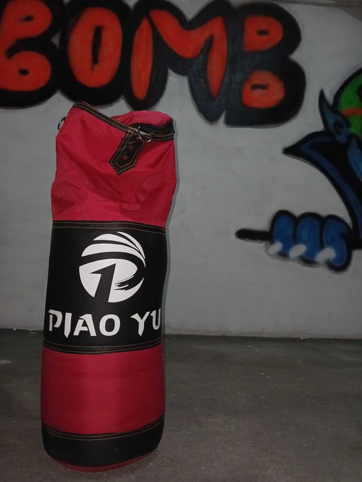 Saco de boxe com areia