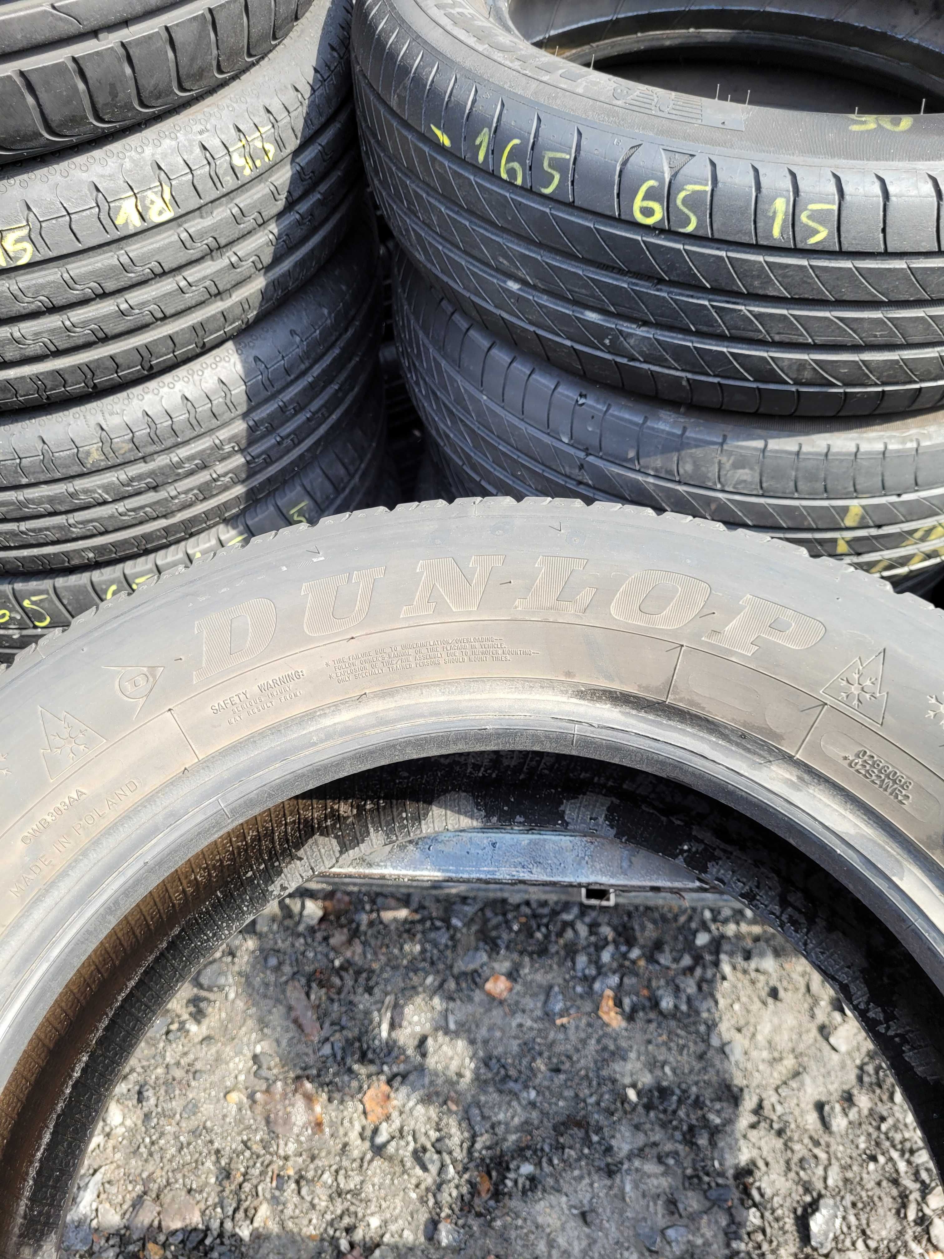 WYSYŁKA Opona Pojedyncza 195 65 R15 Dunlop Winter Response-2 2020r.