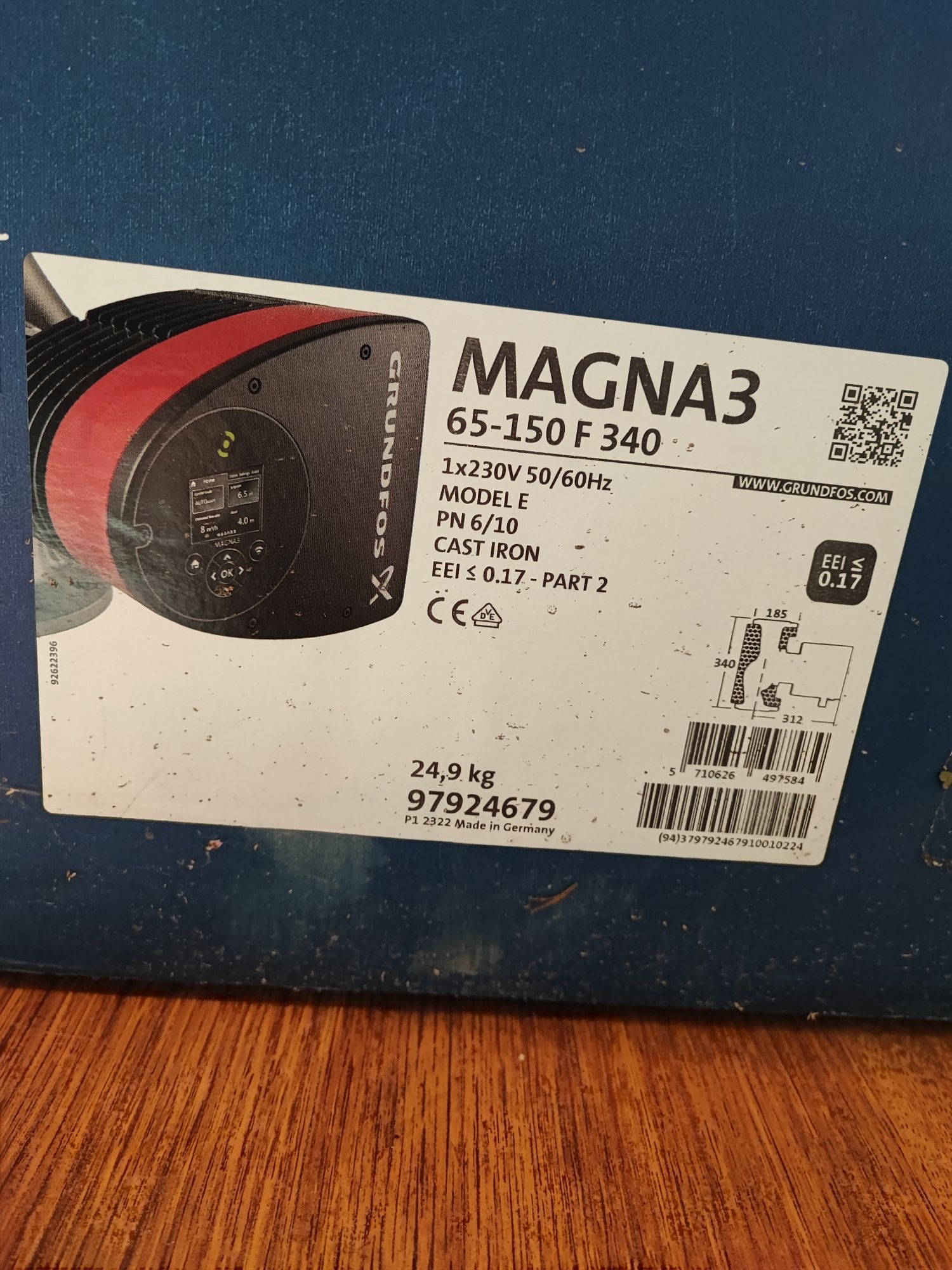 Pompa Grundfos MAGNA3 65-150 F 340 230V PN6/10