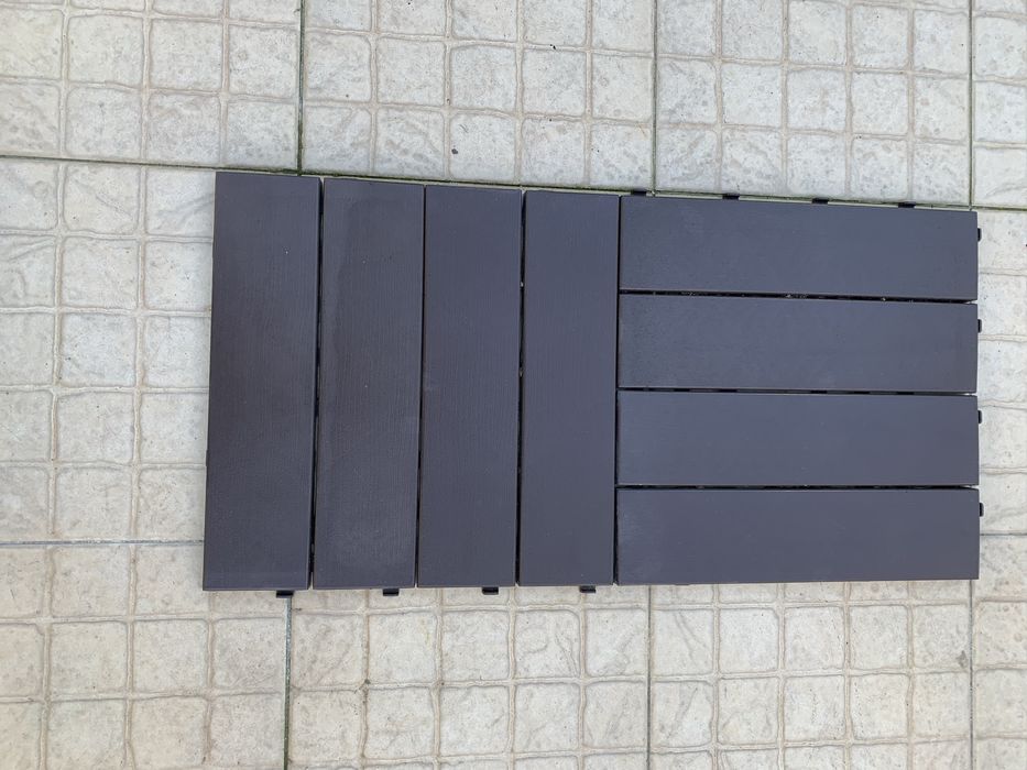 Deck exterior castanho