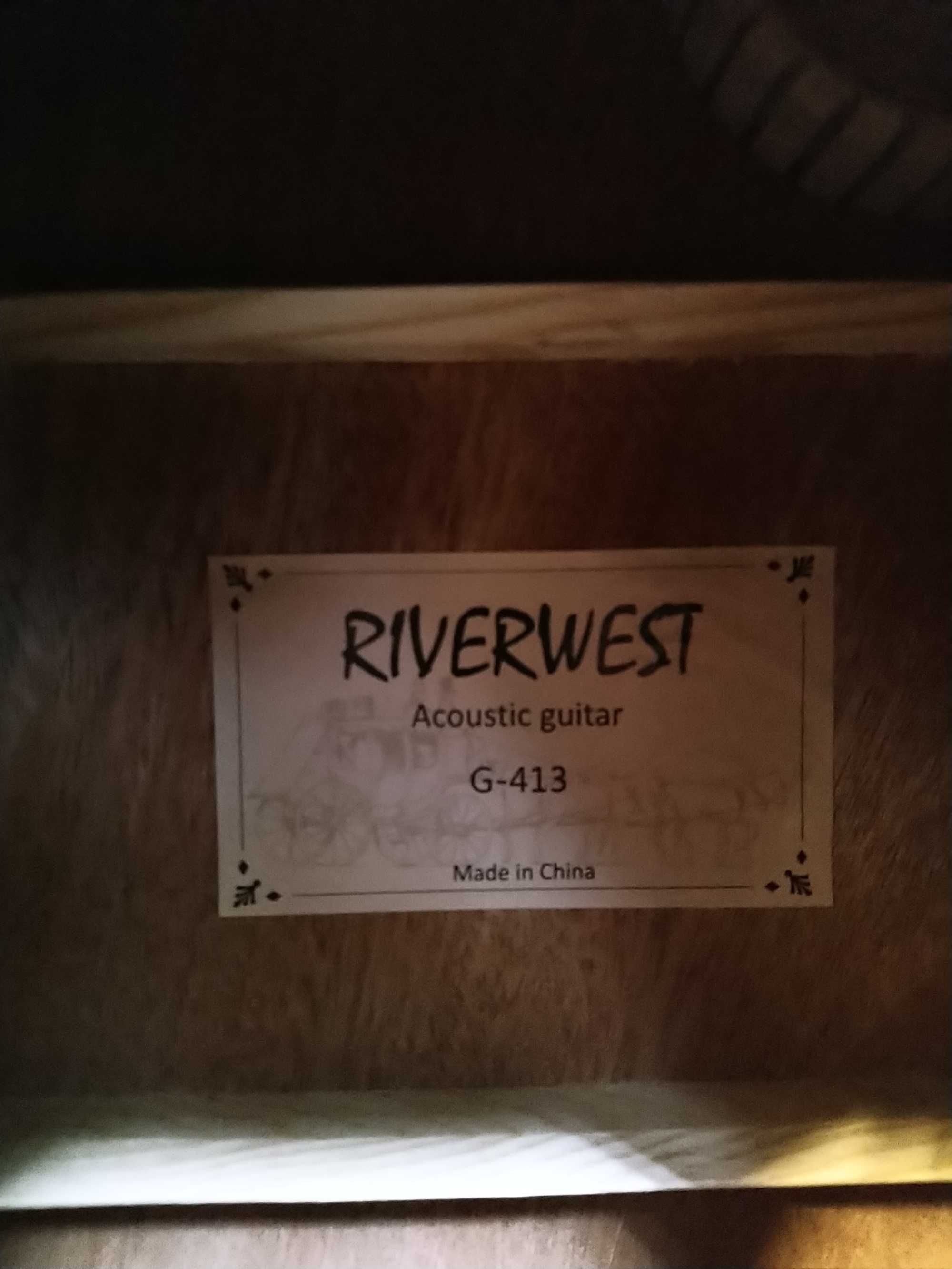 Gitara Akustyczna Riverwest G-413 - Stan Bardzo Dobry