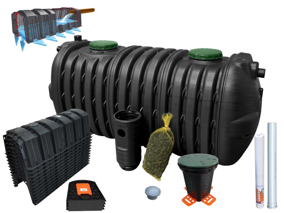 Przydomowa oczyszczalnia ścieków 4000l dwukomorowa