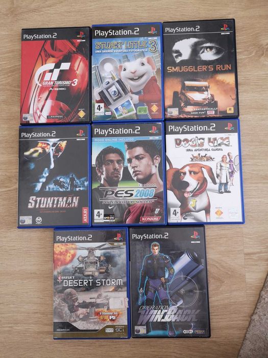7 jogos para PS2 (4 euros cada jogo!)