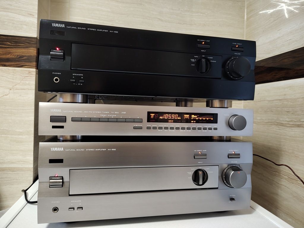 Yamaha TX 950 tuner Yamaha wzmacniacz AX-892 AX-492