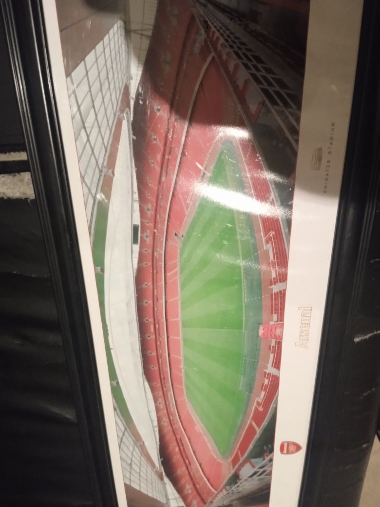 Obraz Arsenal szkło Emirates Stadium licensed Granada Ventures 2006r