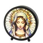 Lampion witrażowy LED Maryja 175788