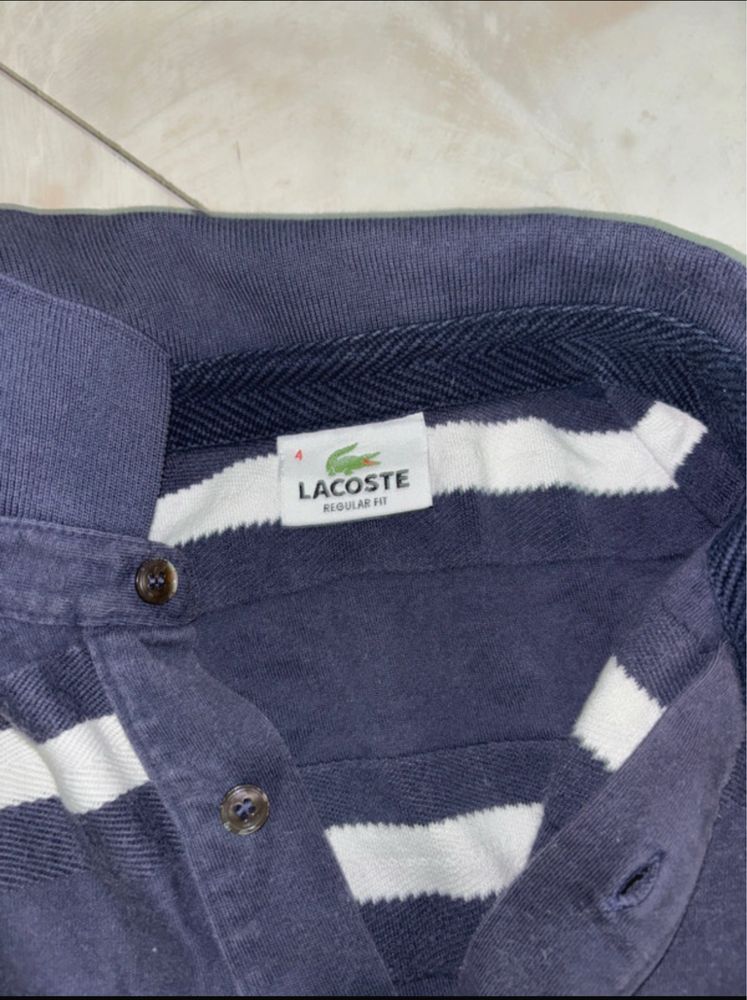 Camisa Polo Lacoste manga comprida