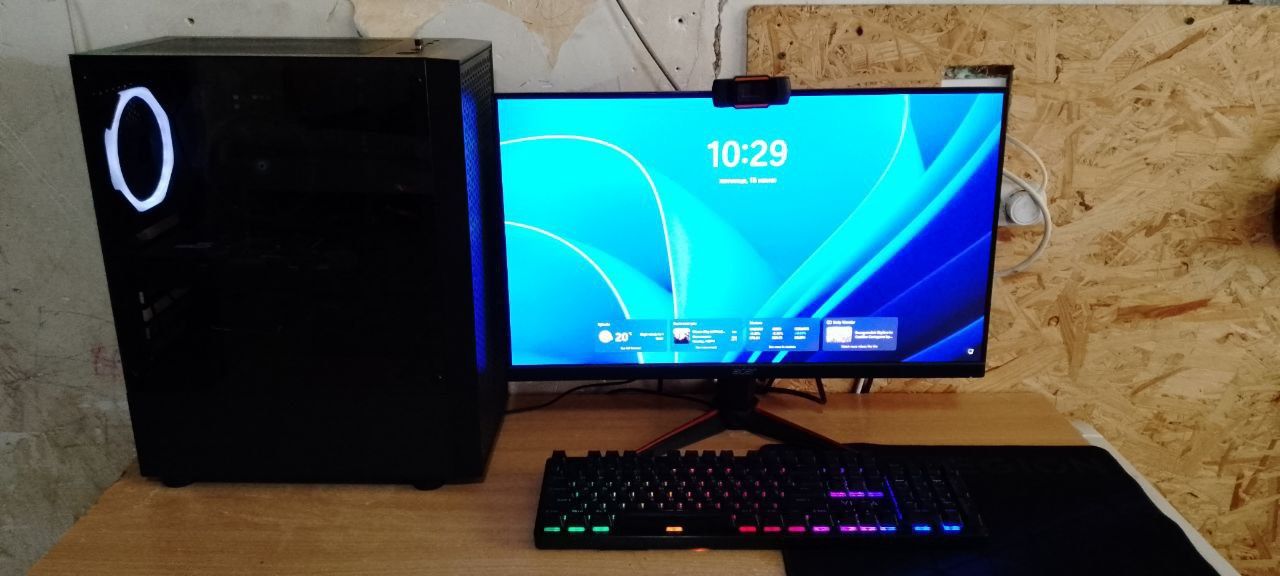 Потужний ПК Ryzen 5 / 32ГБ / SSD 480ГБ / GTX 1050 + Монітор 24" / Гейм