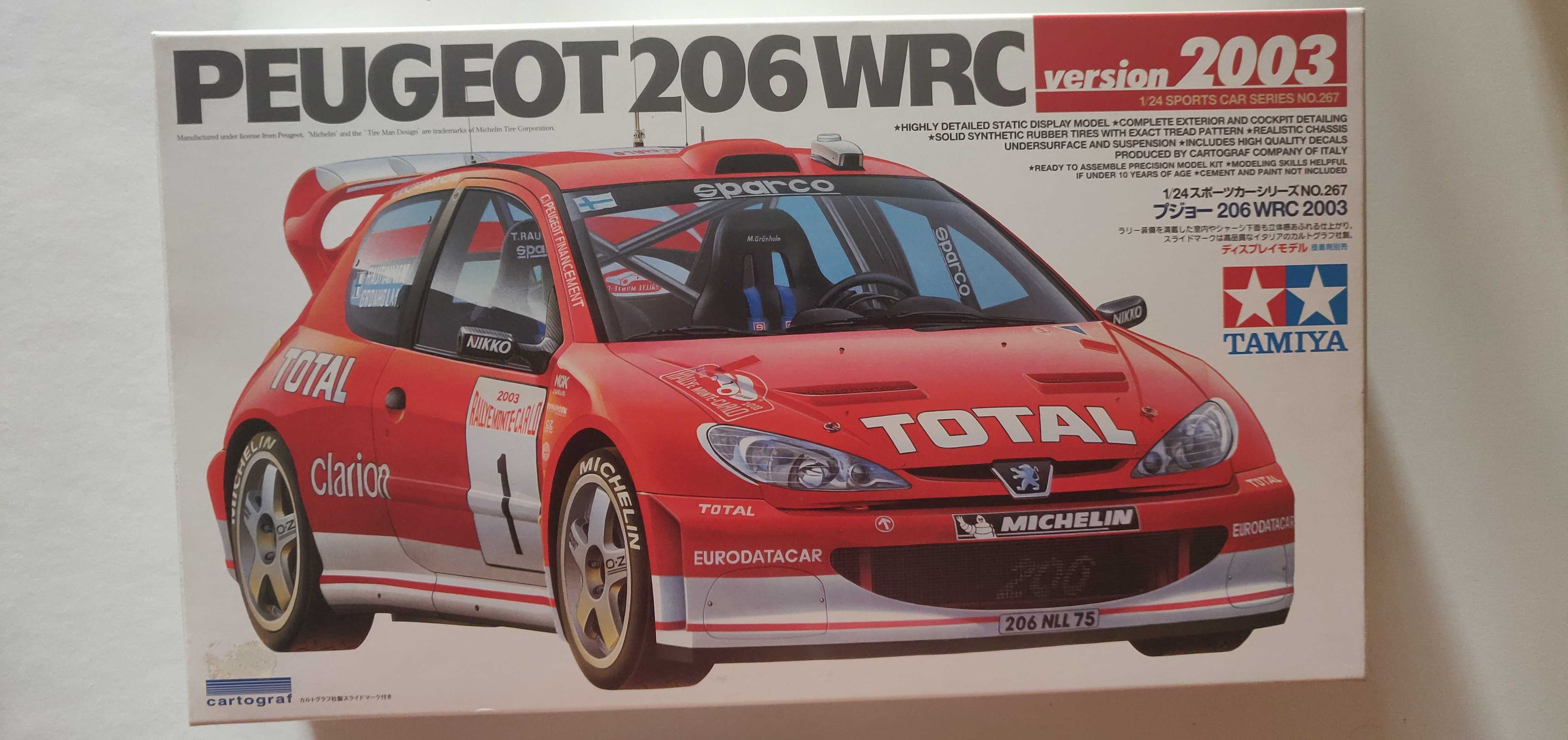 Tamiya Peugeot 206 wrc 2003