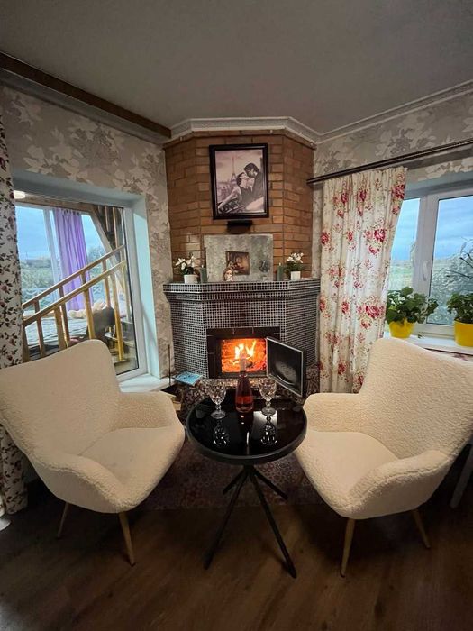 Будинок з каміном та терасою на березі озера,  РИБОЛОВЛЯ КОЛОНЩИНА