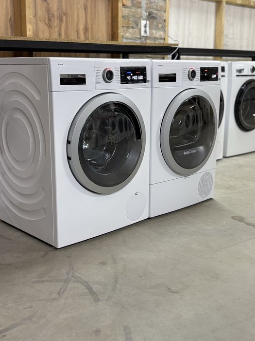 Комплект Bosch Serie 8 WAV28K40 + WTX87M40/03 пральна і сушильна